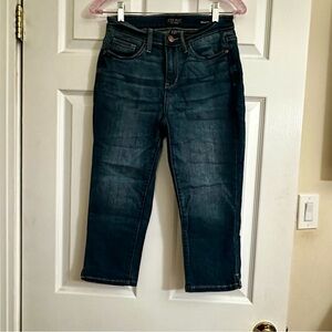 Judy Blue Medium Wash Skinny Fit Capri Jeans